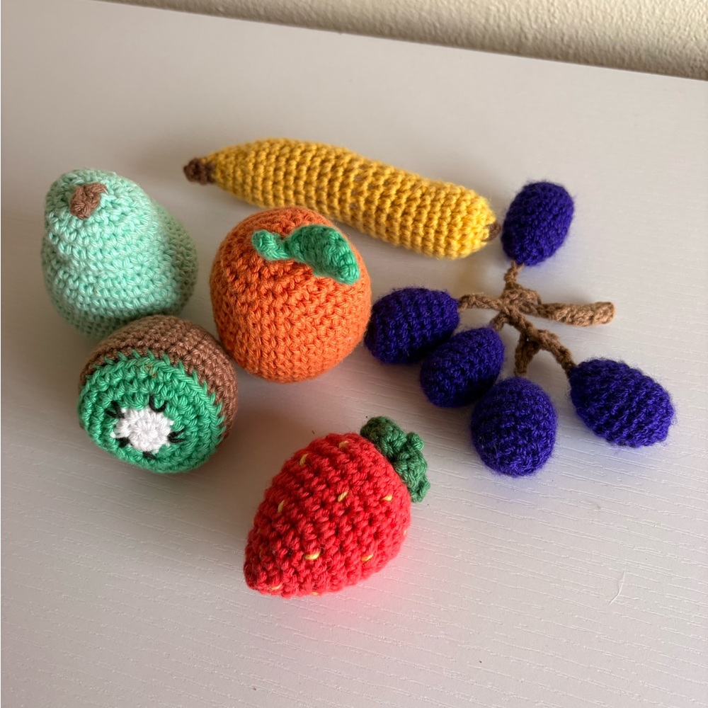 Handcrafted Crochet Fruit Toy Collection - Picture 5 of 6